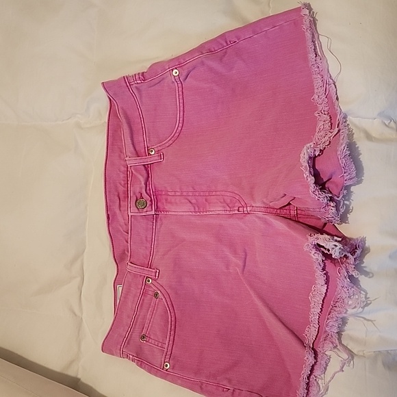 GAP  Pink Low Stride Jean Short - Picture 3 of 10
